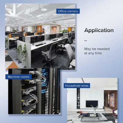 Ugreen UG40354LP124TK 2M Black Velcro Cable Organizer Black - HÀNG CHÍNH HÃNG