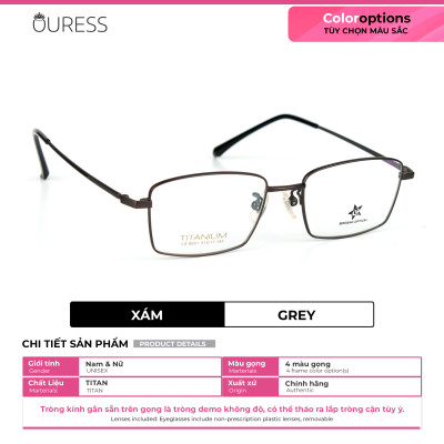 Gọng kính titanium WM8601 LS9001 thời trang cao cấp nam siêu nhẹ siêu bền OURESS