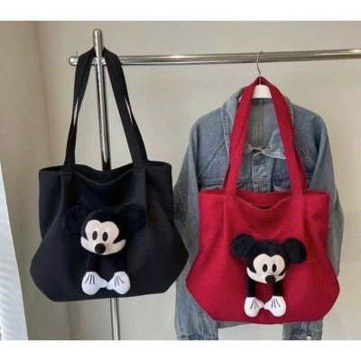 Túi Đeo Vai Mickey Blazetec Kawaii - Túi Xách Búp Bê Hoạt Hình Mềm Mại, Màu Đen - HÀNG CHÍNH HÃNG MINIIN