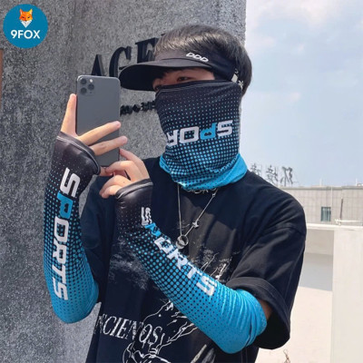 Combo Khăn ống cổ và găng tay chống nắng chống lạnh vải thun thoáng mát thích hợp cả nam và nữ UPF50+ Đen Cấp