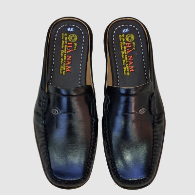 Dép Bít Mũi Nam HÀ NAM Da Bò Thật Cao Cấp GSB20103