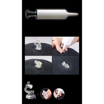 Ghế Hơi Tình Yêu Bơm hơi hình bán nguyệt hỗ trợ lưng cơ thể tiện dụng cho các cặp đôi (Che Tên Khi Giao) - Xả Kho