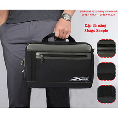 Cặp balo đa năng, cặp sách học sinh, cặp sách laptop Xbags Simple