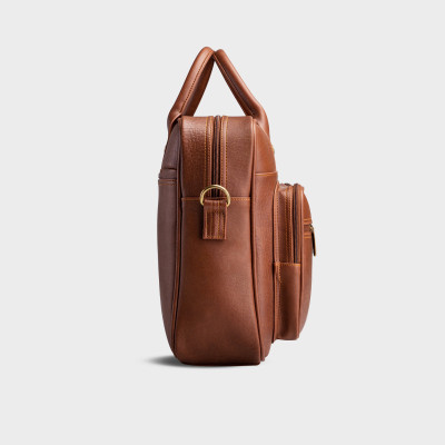 Cặp công sở Trita ( Thời trang nam đựng vừa laptop 13.3 inch - Cặp da TCA5 )