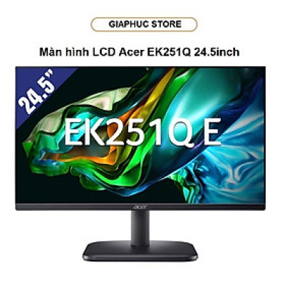 Màn hình LCD Acer 24.5 EK251Q E (1920 x 1080/ IPS/ 100Hz/ 4ms (GTG), 1ms (VRB)) - Hàng Chính Hãng