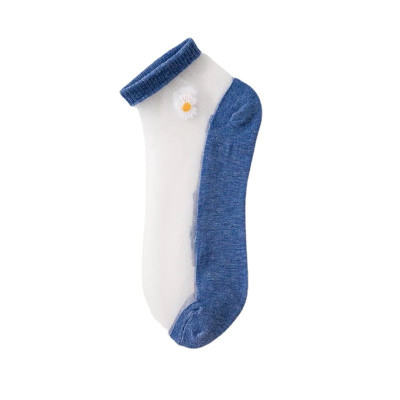 [T5] Set 5 đôi tất lưới nữ thông hơi cổ ngắn hàn quốc Vớ chân hè khử mùi kháng khuẩn nhiều màu đẹp