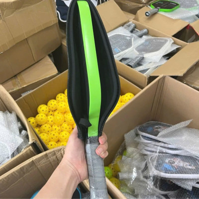 Túi đựng vợt Pickleball Túi Chống Sốc, Bảo Vệ Mặt Vợt, Khóa Zip 3 Lớp, Chất Liệu Polyester Cao Cấp