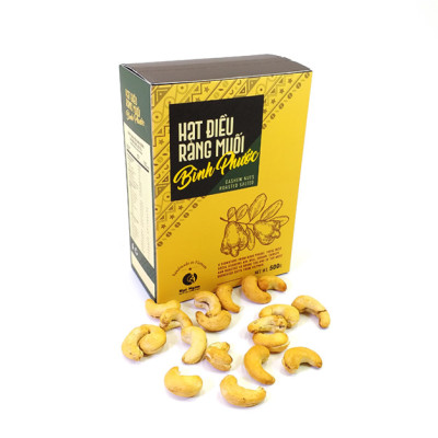 Túi quà tặng hạt điều Bình Phước không vỏ lụa loại A+