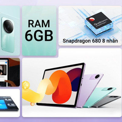 Máy tính bảng Xiaomi Redmi Pad SE 11 inch WiFi 6GB/128GB - Hàng Chính Hãng