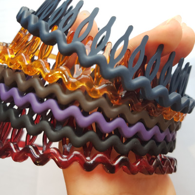 Bờm tóc nam nữ nhựa đen siêu bền mẫu mới Song An Eco 