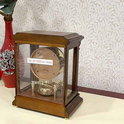 Đồng hồ để bàn Nhật Bản Rhythm CRH176NR06, Kt 23.5 x 28.0 x 15.0cm, 2.5kg Vỏ gỗ. Dùng Pin.