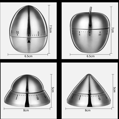 Đồng Hồ Pomodoro Hẹn Giờ 60 Phút Kim Loại Nhiều Kiểu Dáng 