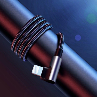 Ugreen UG60764US305TK 1.5M đầu lightning bẻ 90 độ có chip MFI ra cáp USB type C màu đen - HÀNG CHÍNH HÃNG