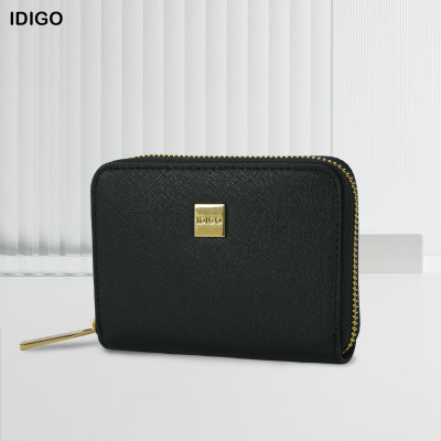 Ví nữ cầm tay dáng ngắn, ví da mini nhiều ngăn tiện dụng IDIGO FW2-2013