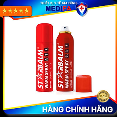 Chai xịt làm nóng cơ Starbalm - Hà Lan 150ml