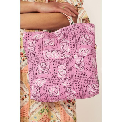 Cath Kidston - Túi đeo chéo 2 mặt/Reversible Cross Body - Pomegranate - Cream -1048711