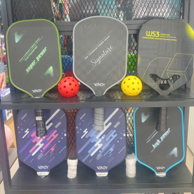 Vợt Tập Pickleball VENDY Super Power T700 Carbon Fiber 16mm Thermofoamed - Hàng Chính Hãng (1 Cái)