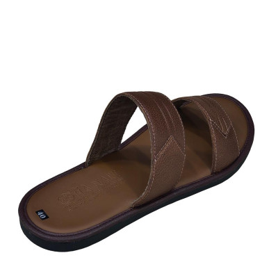 Dép Nam Quai Ngang HÀ NAM Da Bò Thật Cao Cấp DNA2145