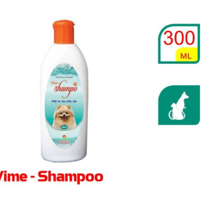Sữa Tắm Diệt Ve, Rận, Bọ Chét Vime Shampoo Vemedim (Chai 300ml)
