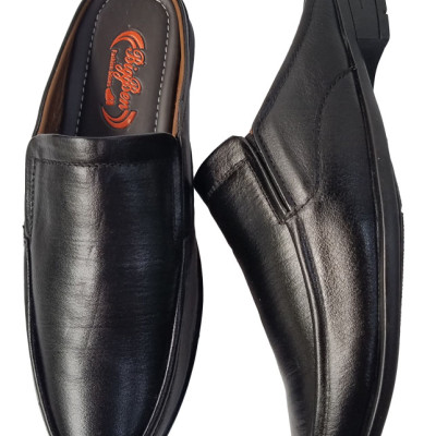 Dép Bít Mũi Nam Da Bò BIGGBEN Cao Cấp SB98