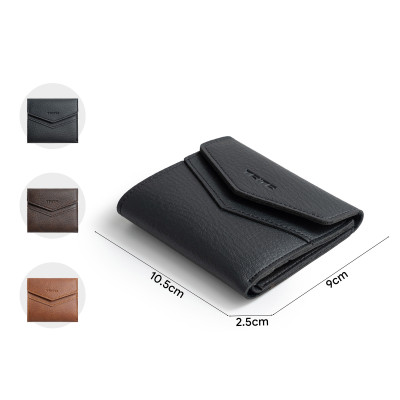 Ví Trita ( Thời trang nữ nắp gập viền thoi - Ví da RV88 )