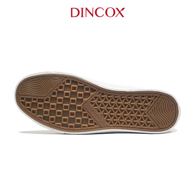 Giày Sneaker Da Unisex DINCOX D20 White Năng Động Cá Tính