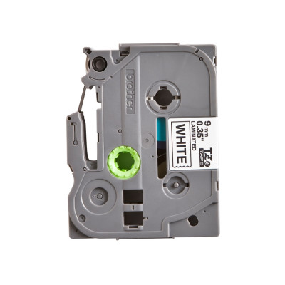 Nhãn in Brother TZe-221 chữ đen trên nền trắng (9mm) - Hàng chính hãng