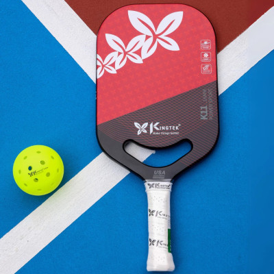Vợt Pickleball Kingtek K11 Power Sport 16mm Màu Đỏ (K1116-Red) - Cao Cấp