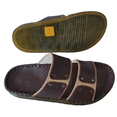 Dép Nam Quai Ngang BIGGBEN Da Bò Thật Cao Cấp DN332