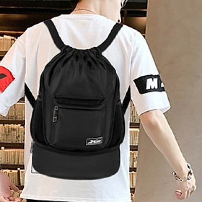 Balo dây rút thể thao đen Xbags Wisdom Xb 6004, Chất liệu chống thấm nước hiệu quả