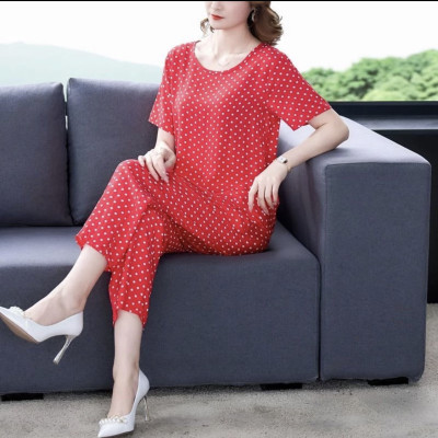 Đồ bộ trung niên Cao Cấp tặng bà tặng mẹ, chất liệu vải mát, form rộng thoải mái, sang trọng quý phái NeSa Shop