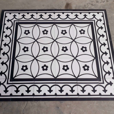 Gạch ốp mỹ thuật Vintage cổ kính 20 x 20 cm