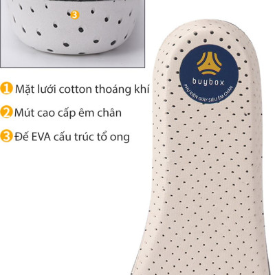 Lót giày tổ ong độn đế tăng chiều cao buybox BBPK57