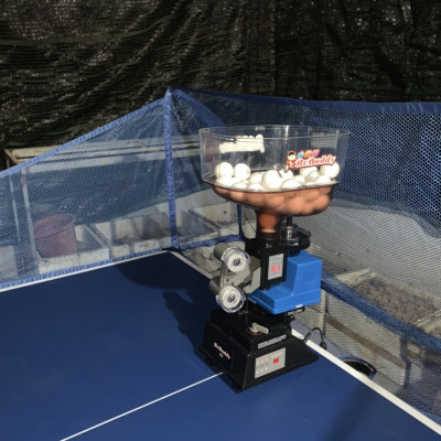 Máy bắn bóng bàn B3/B5 tặng 50 bóng và lưới thu bóng, tốc độ nhanh nhất 100.8 km/h, máy bắn bóng bàn giá rẻ tại nhà