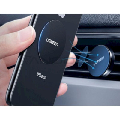 Ugreen UG30836LP123TK 2pcs Màu Đen Miếng kim loại cho giá đỡ ô tô từ tính - HÀNG CHÍNH HÃNG