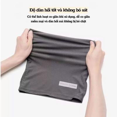 Khăn Trùm Mặt Che Nắng Đi Phượt Đa Năng Cao Cấp Vải Thoáng Khí, Mau Khô, Dễ Mặc Cho Nam Và Nữ Dành Cho Phượt Thủ MÀU ĐEN