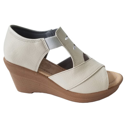 Giày Đế Xuồng Nữ BIGGBEN Da Bò Thật Cao 7 Phân SDX76