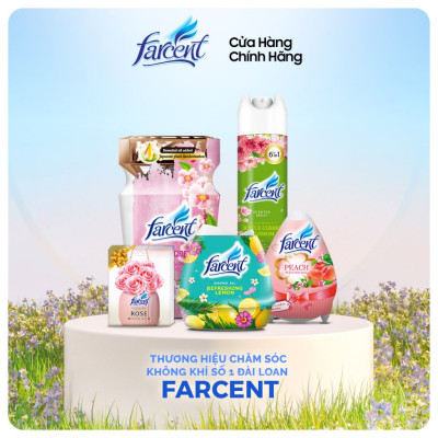 Chai xịt khử mùi hôi giày dép nano bạc Farcent 220ml lưu hương 24h, chuyên dùng làm thơm giày