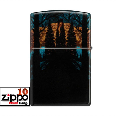 Bật lửa Zippo 46252 Moonlight Wolf Design - Chính hãng 100%