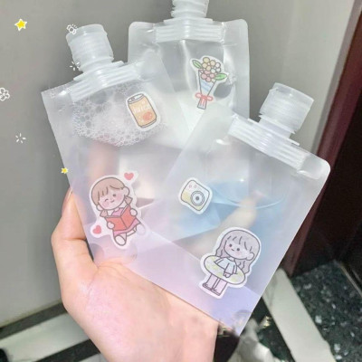 Set 3 tuýp chiết mỹ phẩm du lịch đựng dầu gội, sữa tắm, lotion, toner 60ML- Bộ chai lọ chiết mỹ phẩm tái sử dụng Phượt Dã Ngoại Đi Chơi Văn Phòng