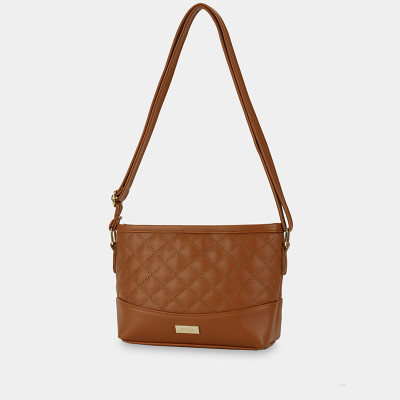 Túi xách nữ đeo vai công sở IDIGO FB2 - 3396, túi đeo chéo nữ đi chơi họa tiết chần trám