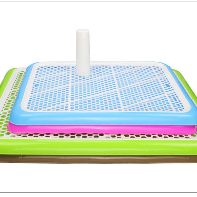 Khay vệ sinh cho chó đực và cái Kích thước size lớn loại có cọc Size 65x45cm thích hợp chó dưới 20kg MÀU NGẪU NHIÊN