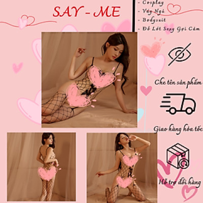 Bộ Bodysuit Lưới Toàn Thân Xẻ Đáy Táo Bạo, Tôn Dáng Tối Đa Và Khơi Gợi Sự Quyến Rũ Tự Nhiên C040