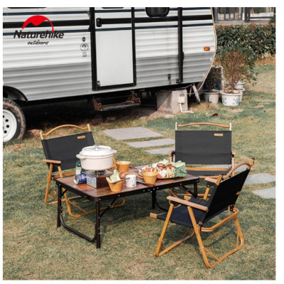 Bàn cắm trại MDF Vintage 2 mức chiều cao NatureHike NH20JJ028