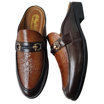 Dép Bít Đầu Nam BIGGBEN Da Bò Thật Cao Cấp SB124