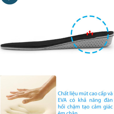 Lót giày tổ ong độn đế tăng chiều cao buybox BBPK57