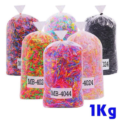 1 Kg Dây Chun Buộc Tóc Màu Đen và Nhiều Màu – Dây Nịt Tóc Đa Dạng Màu Sắc - HÀNG CHÍNH HÃNG MINIIN