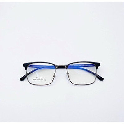 Kính Mắt Vuông Nửa Viền Unisex Gọng Nhựa Dẻo Hàn Quốc