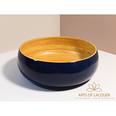 Bát Sơn Mài Màu Xanh Navy