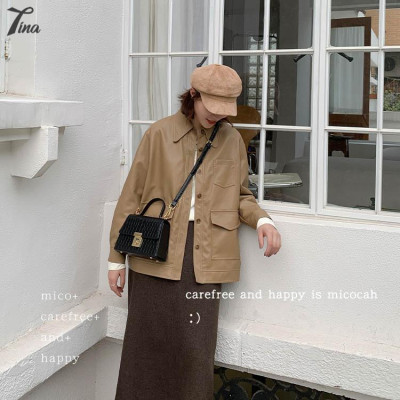 Túi cầm tay nữ Micocah 2021 thiết kế dáng vuông, có dây đeo chéo đơn giản (NSE490) (M401)